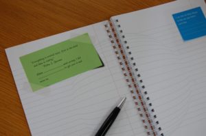 Wellbeing notebook